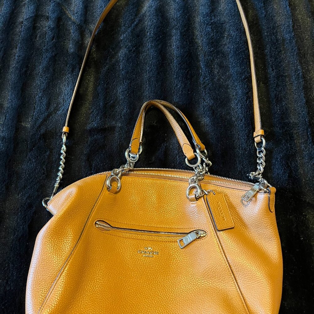 Coach Camel leather bag